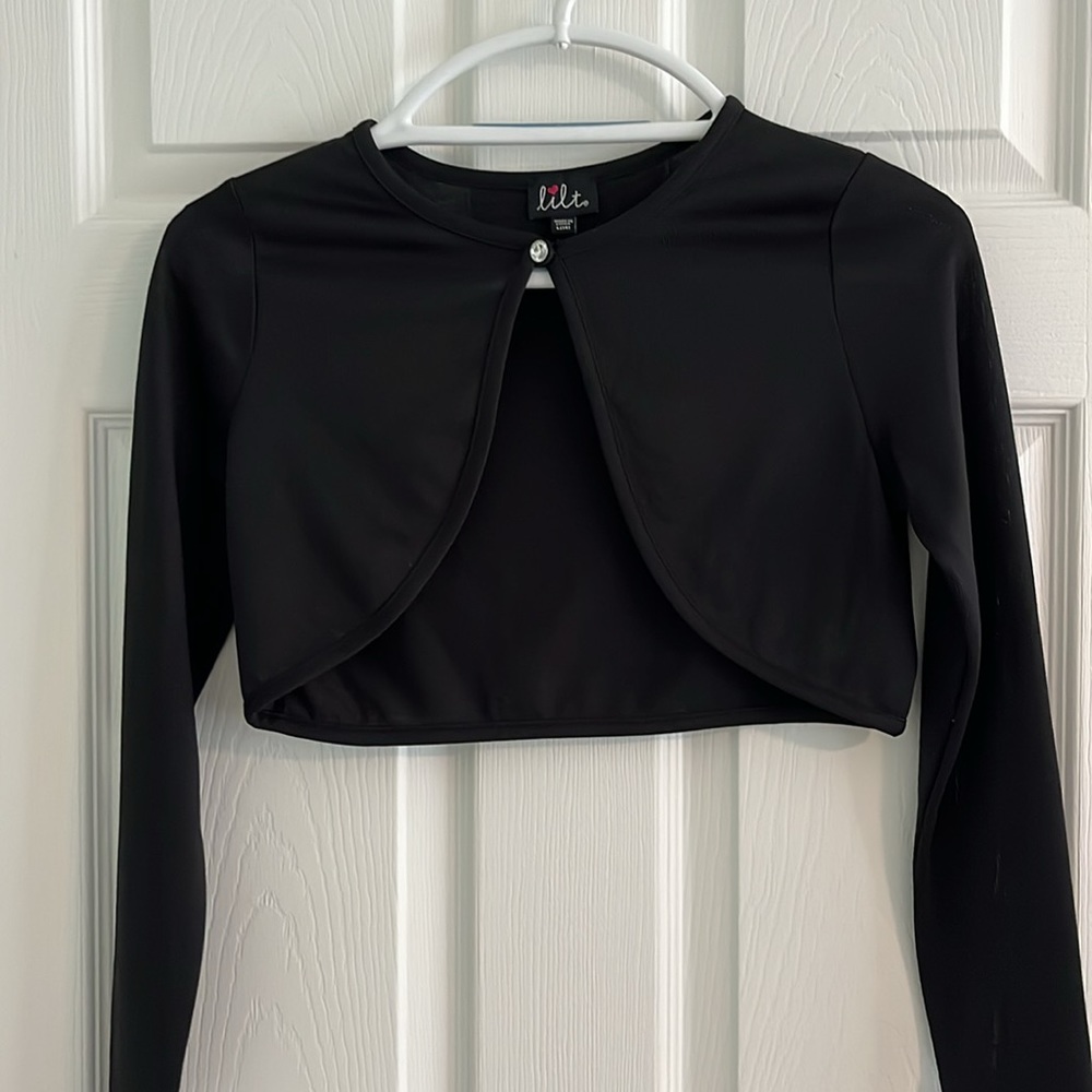 Girls Crop Sweater